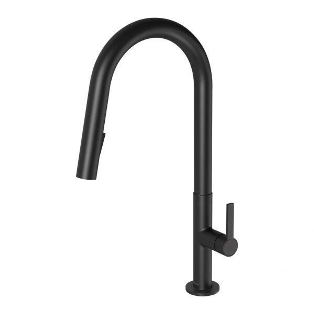 Phoenix Lexi Mkii Pull Out Sink Mixer Matte Black - Image 2