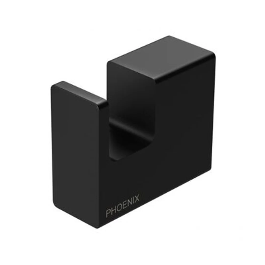 Phoenix Lexi Mkii Robe Hook Matte Black 123-8400-10