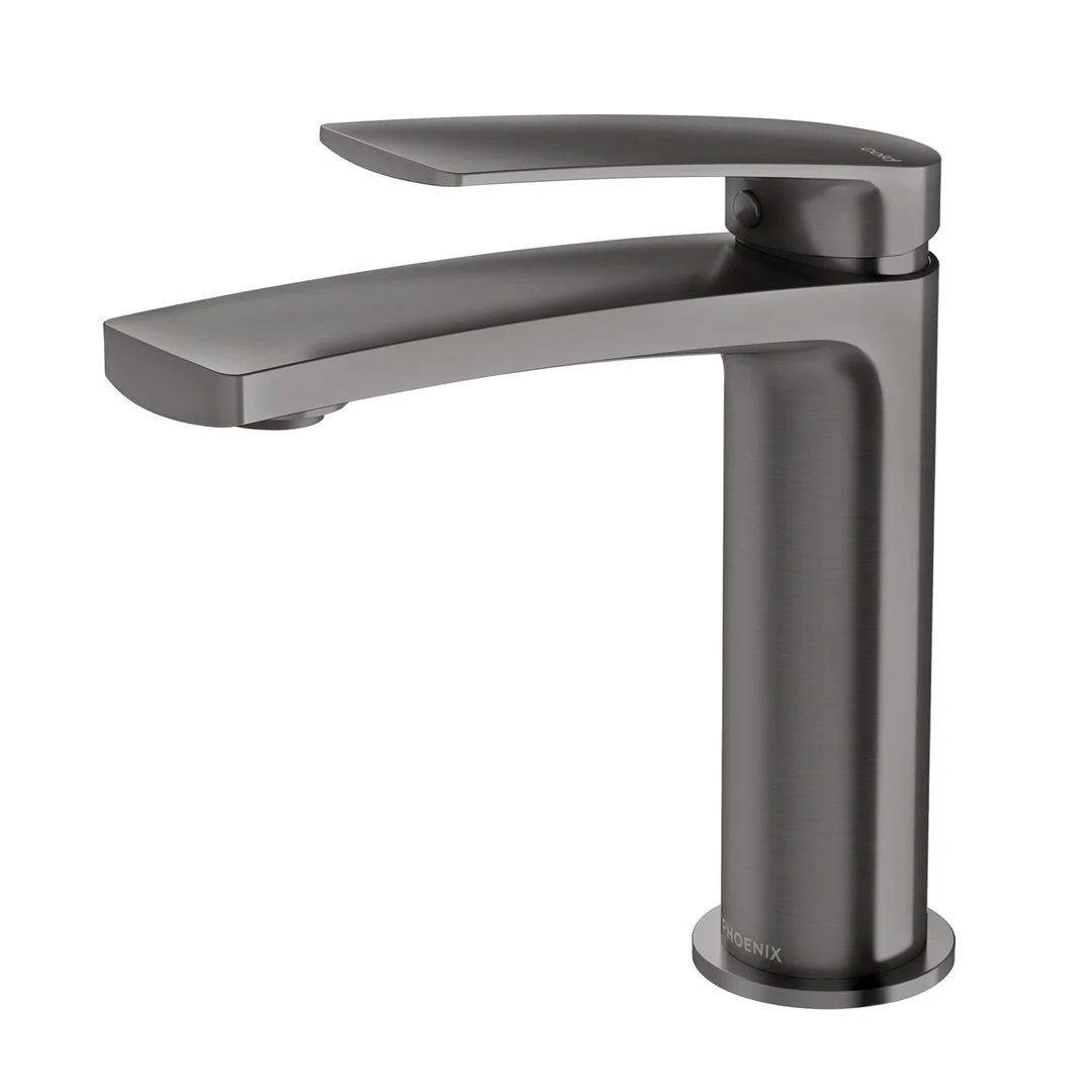 Phoenix Mekko Basin Mixer - Brushed Carbon - Image 2
