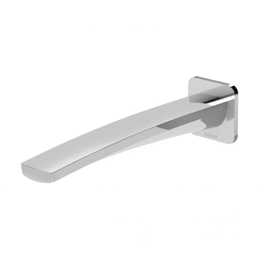 Phoenix Mekko Wall Basin/Bath Outlet 200mm - Chrome - Image 2