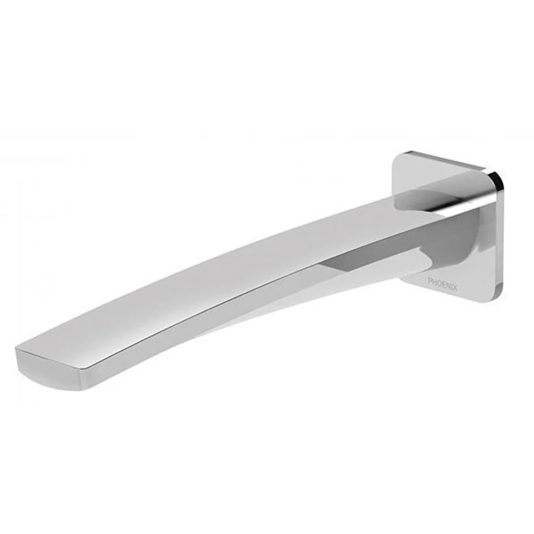 Phoenix Mekko Wall Bath Outlet 200mm - Chrome - Image 2