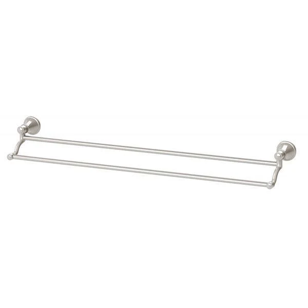 Phoenix Nostalgia Double Towel Rail 760mm Brushed Nickel - Image 3