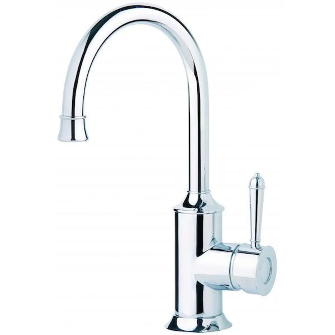 Phoenix Nostalgia Sink Mixer 160mm Gooseneck-Chrome - Image 2