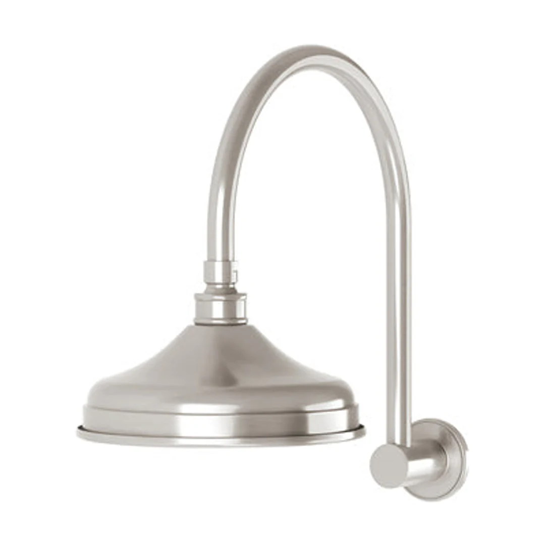 Phoenix Nostalgia Vintage Shower Arm & Rose Brushed Nickel Ns125-40