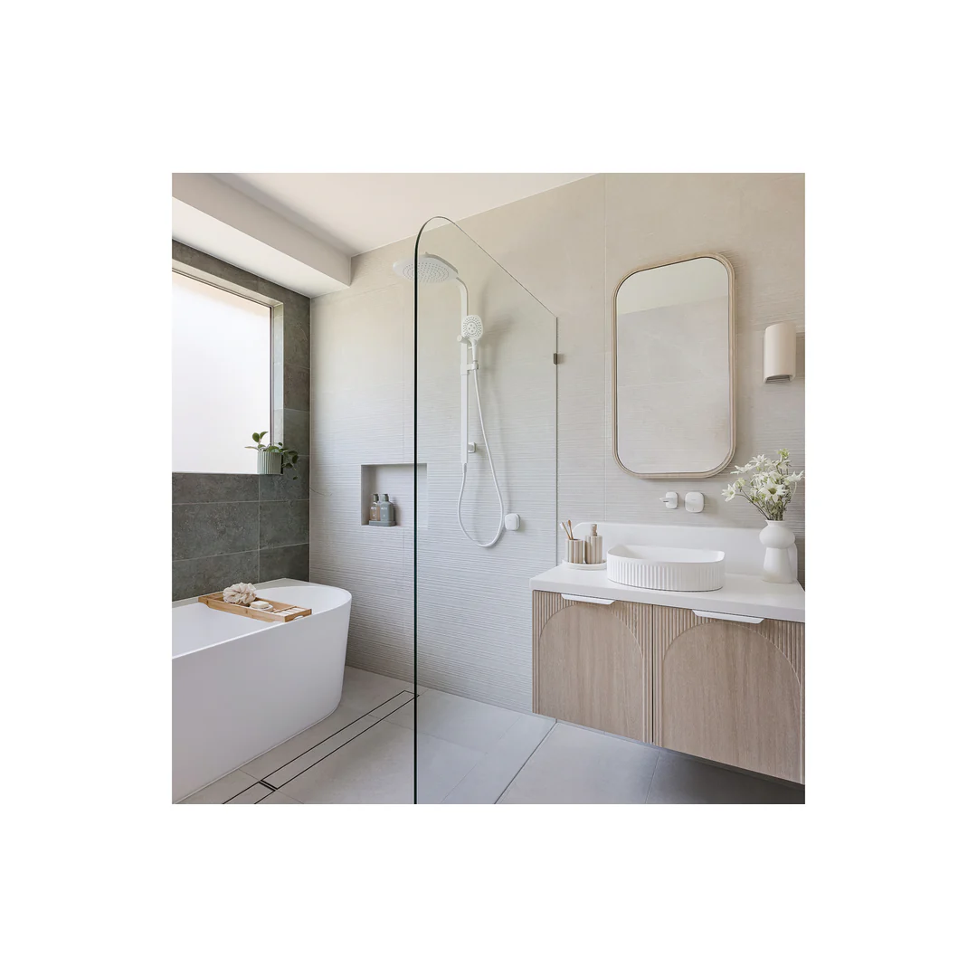 Phoenix Nuage Twin Shower Matte White - Image 5