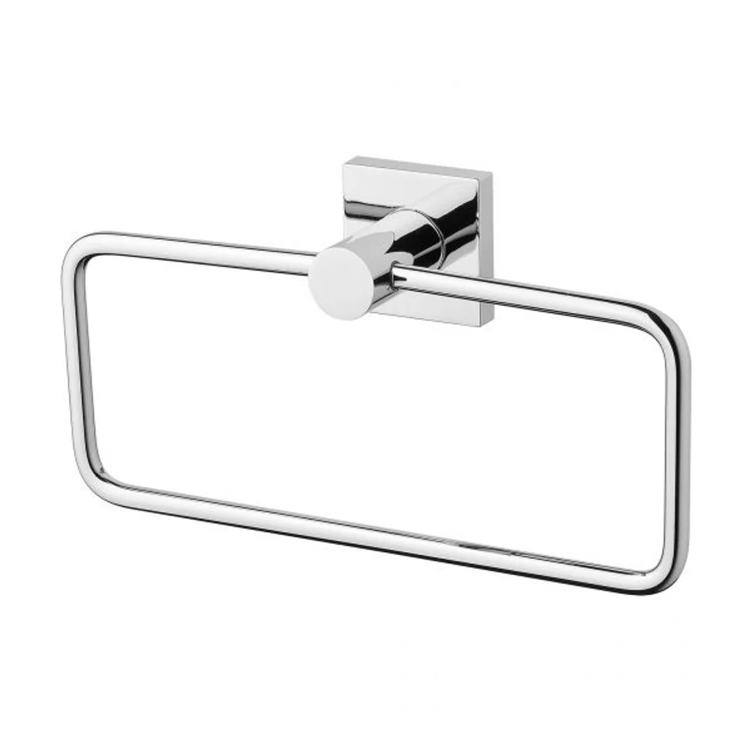 Phoenix Radii Guest Towel Holder - Chrome Square - Image 2