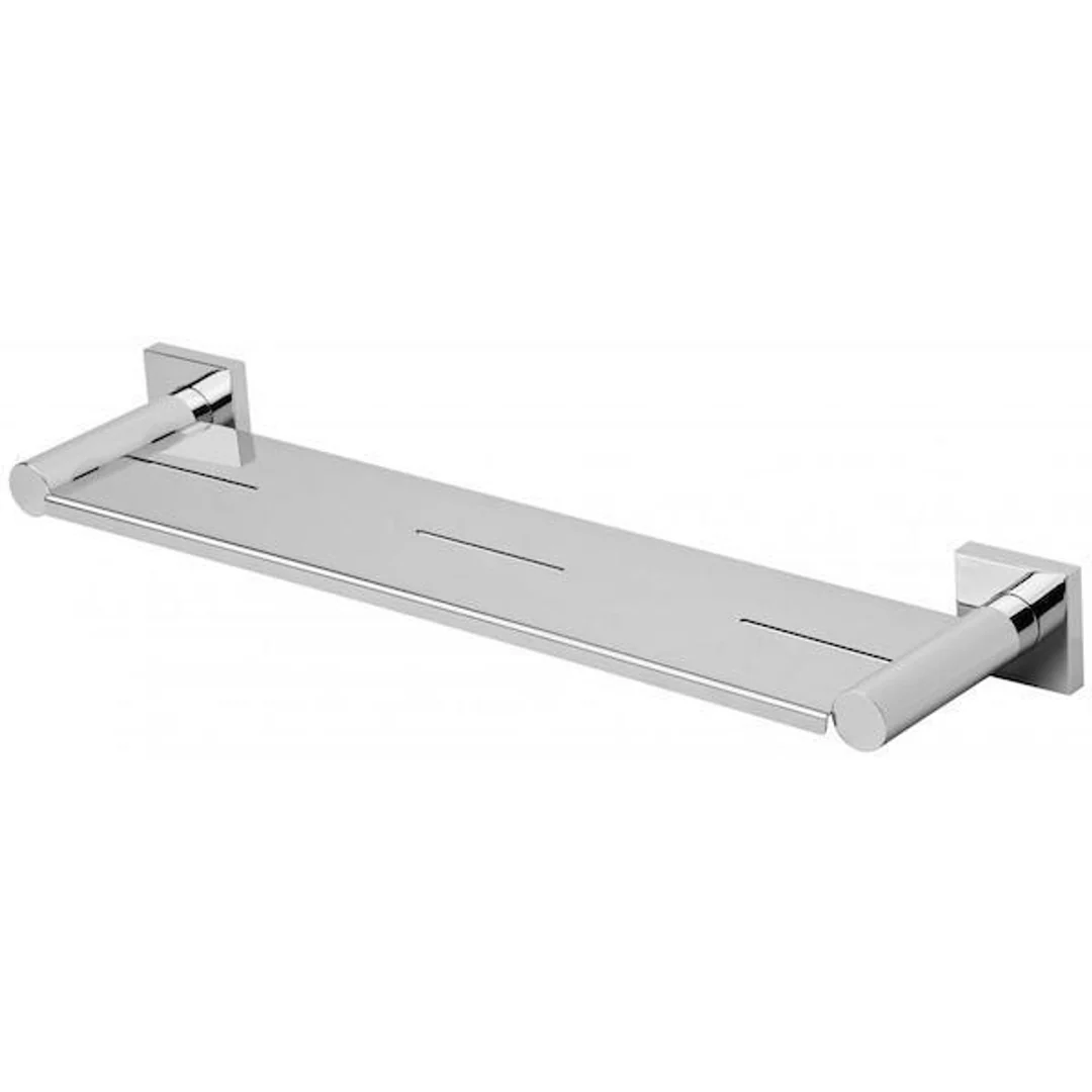 Phoenix Radii Metal Shelf Square Plate - Chrome