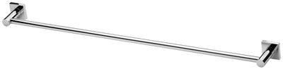 Phoenix Radii Single Towel Rail 800mm Square - Chrome