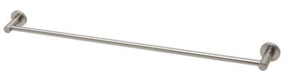 Phoenix RadII Single Towel Rail 800mm Round Plate Brushed Nickel Ra803 Bn - Image 3