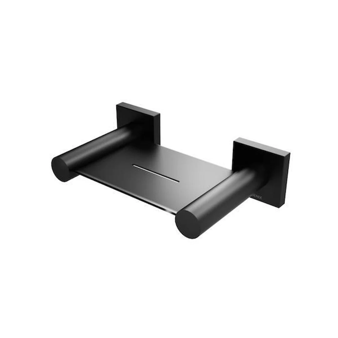 Phoenix Radii Soap Dish Square Plate-Matte Black - Image 2