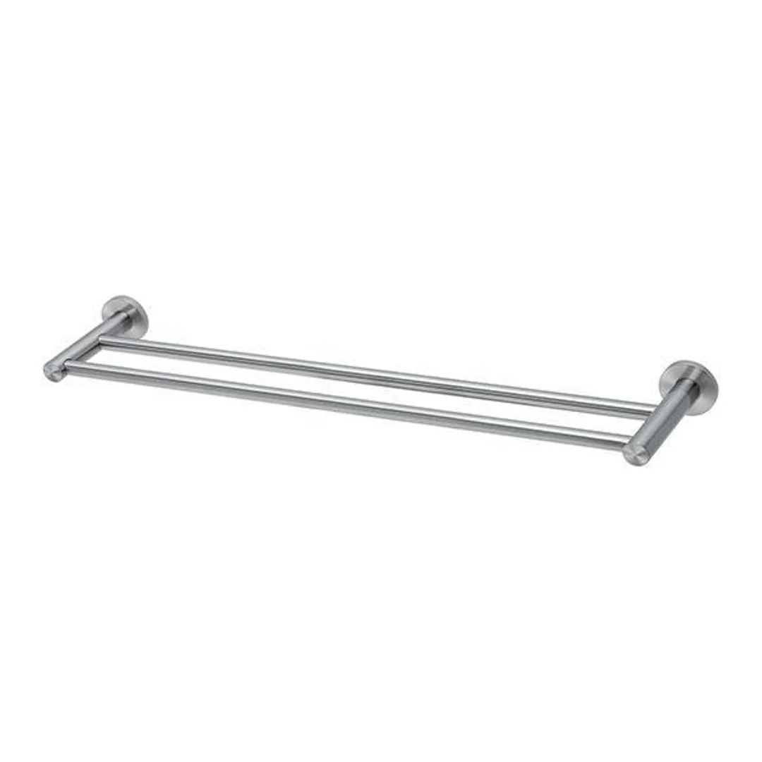 Phoenix Radii Ss 316 Double Towel Rail Round Plate 600Mm Stainless Steel - Image 2