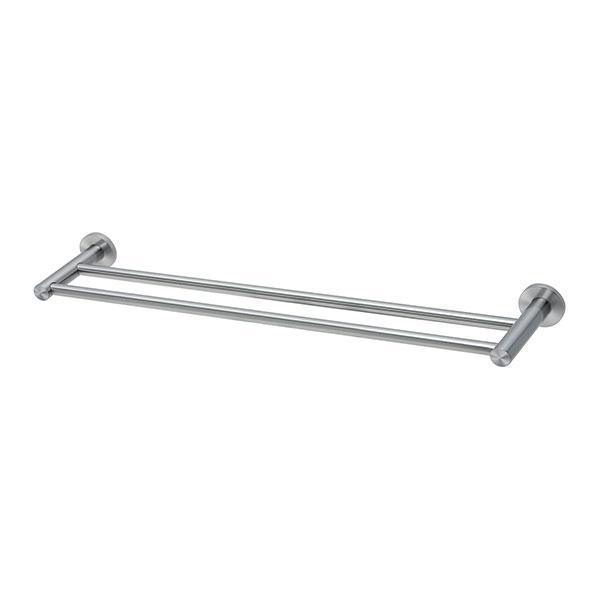 Phoenix Radii Ss 316 Double Towel Rail Round Plate 600Mm Stainless Steel - Image 4