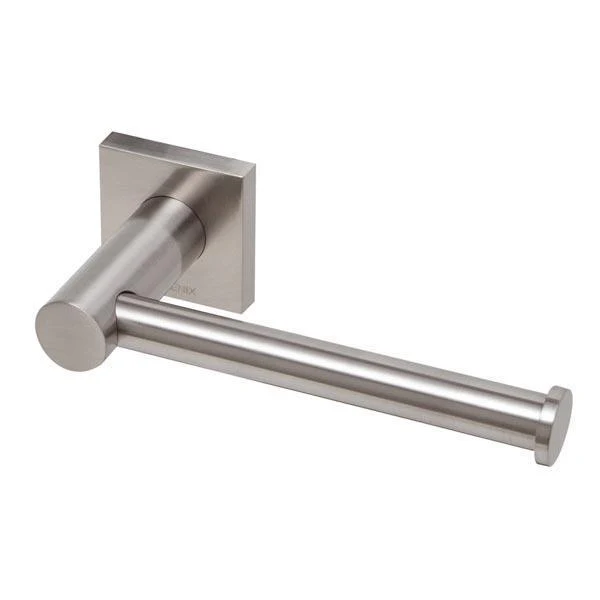 Phoenix RadII Toilet Roll Holder Square Plate-Brushed Nickel - Image 3