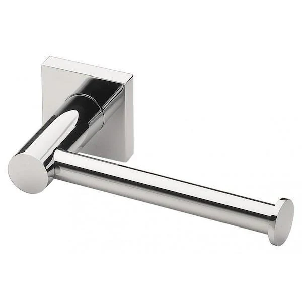 Phoenix Radii Toilet Roll Holder Square Plate - Chrome - Image 4