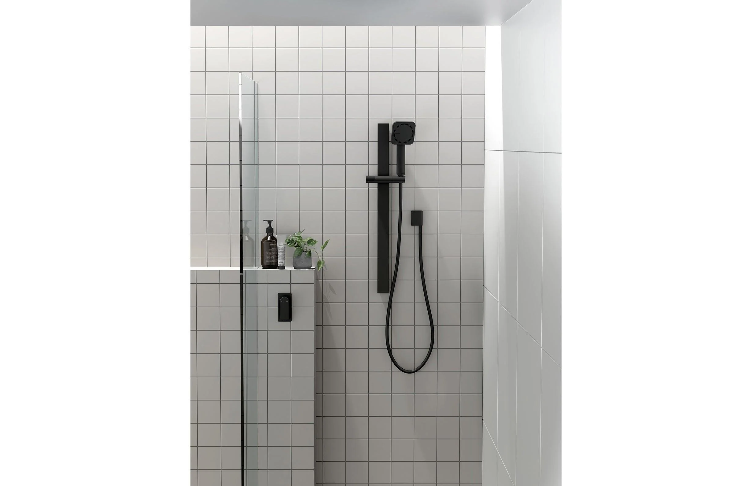 Phoenix Teel Shower/Wall Mixer - Matte Black - Image 8