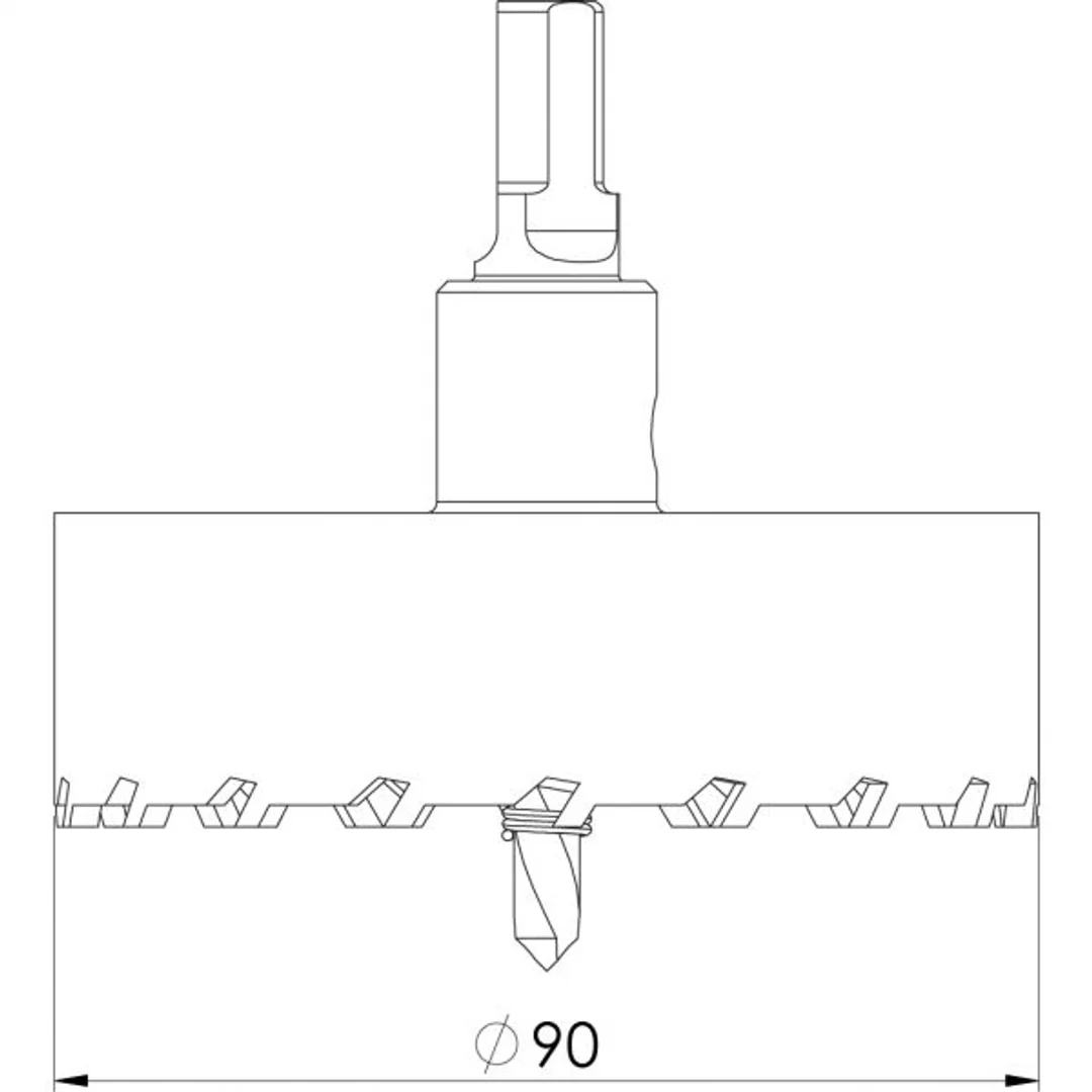 PHOENIX TUNGSTEN CUTTER 90MM  1004745 - Image 2