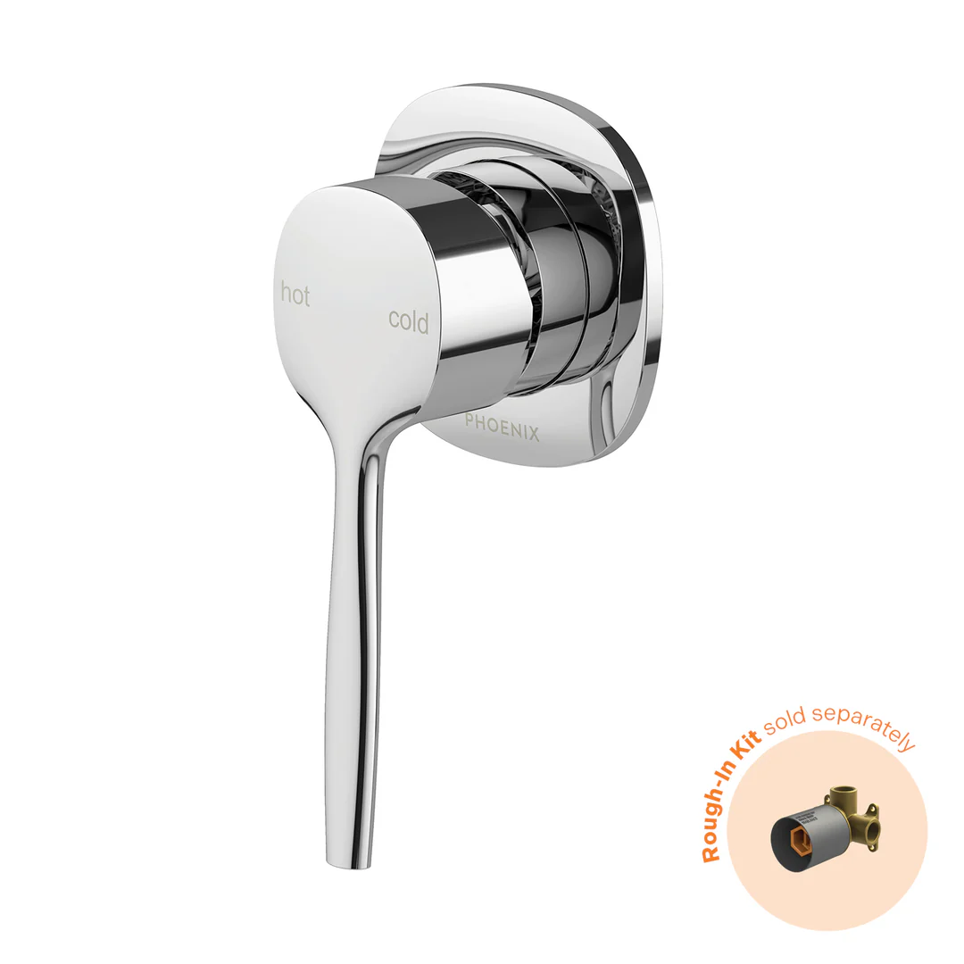Phoenix Vask Switchmix Shower / Wall Mixer Fit-Off Kit Chrome