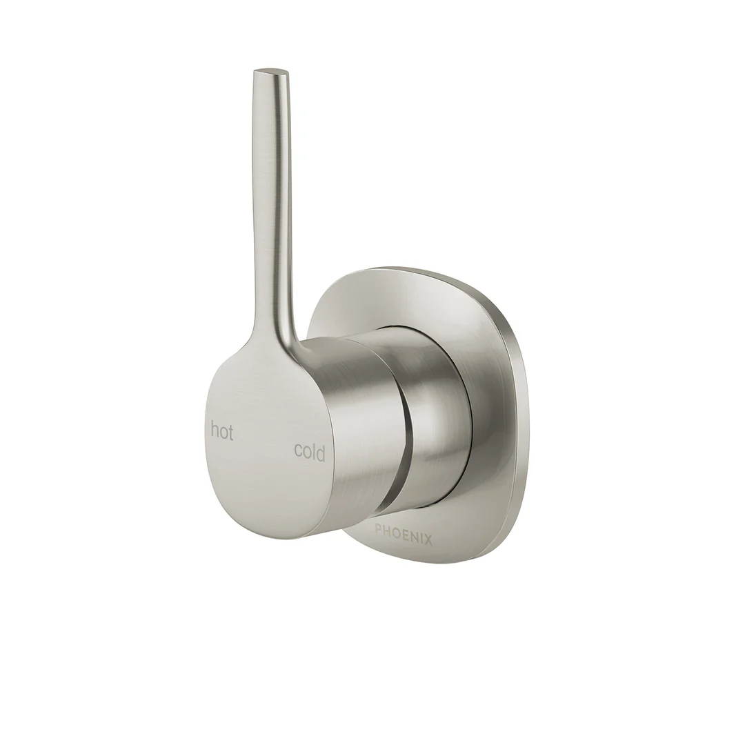 Phoenix Vask Switchmix Shower / Wall Mixer Pin Up Brushed Nickel