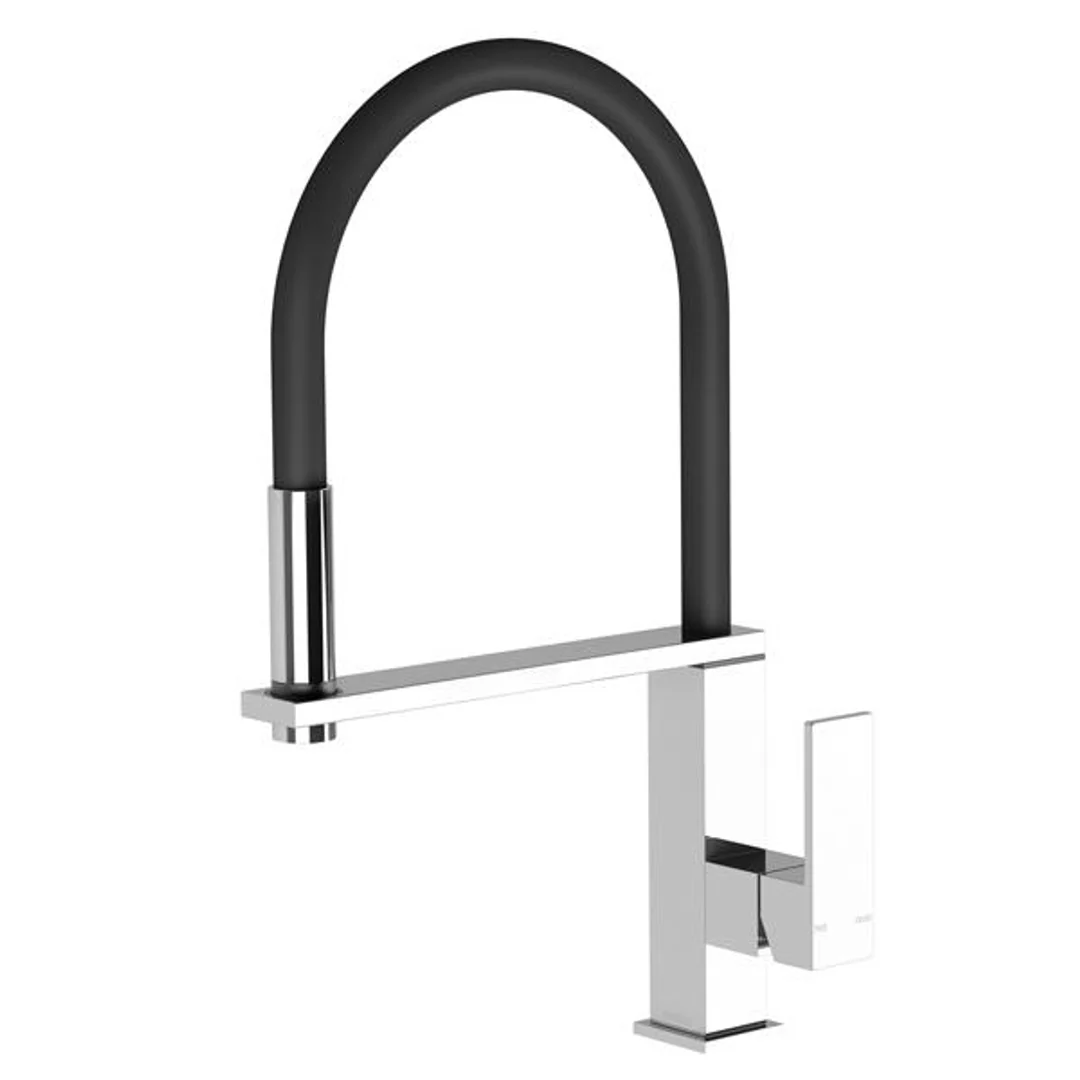 Phoenix Vezz Flexible Hose Sink Mixer (Square)-Chrome - Image 2
