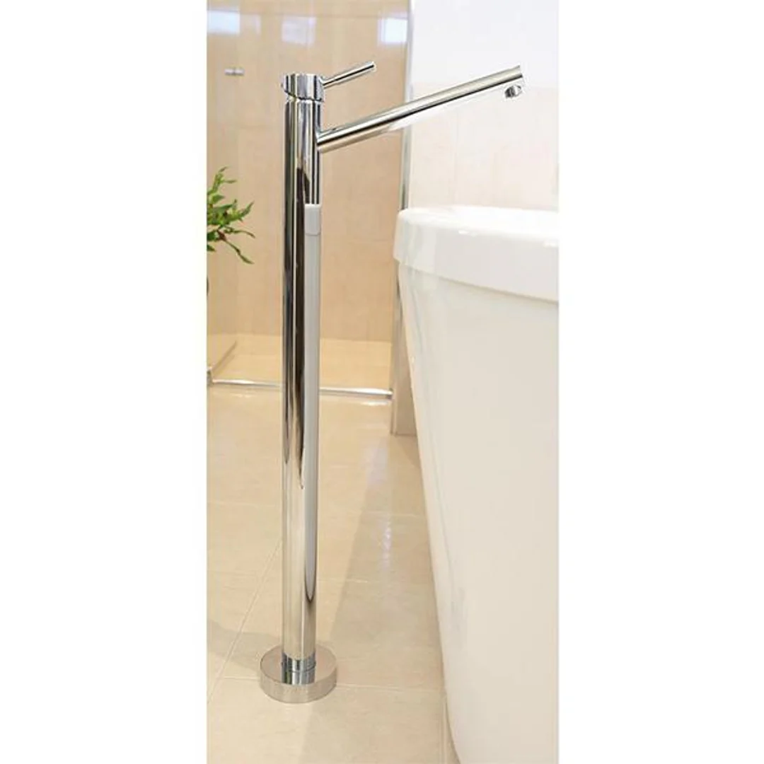 Phoenix Vivid Floor Mounted Bath Mixer - Chrome - Image 5