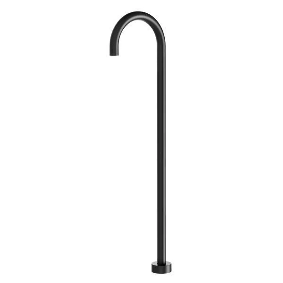 Phoenix Vivid Floor Mounted Bath Outlet 940mm-Matte Black - Image 2