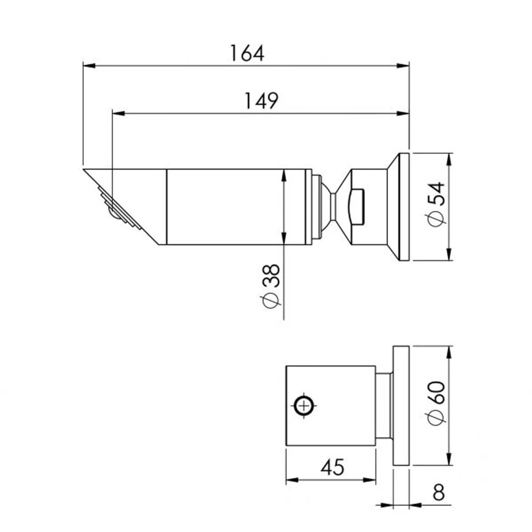 Phoenix Vivid Pin Lever Shower Set 15mm Ext Spindles - Chrome - Image 3