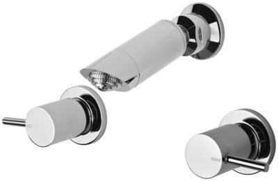 Phoenix Vivid Pin Lever Shower Set 15mm Ext Spindles - Chrome - Image 4