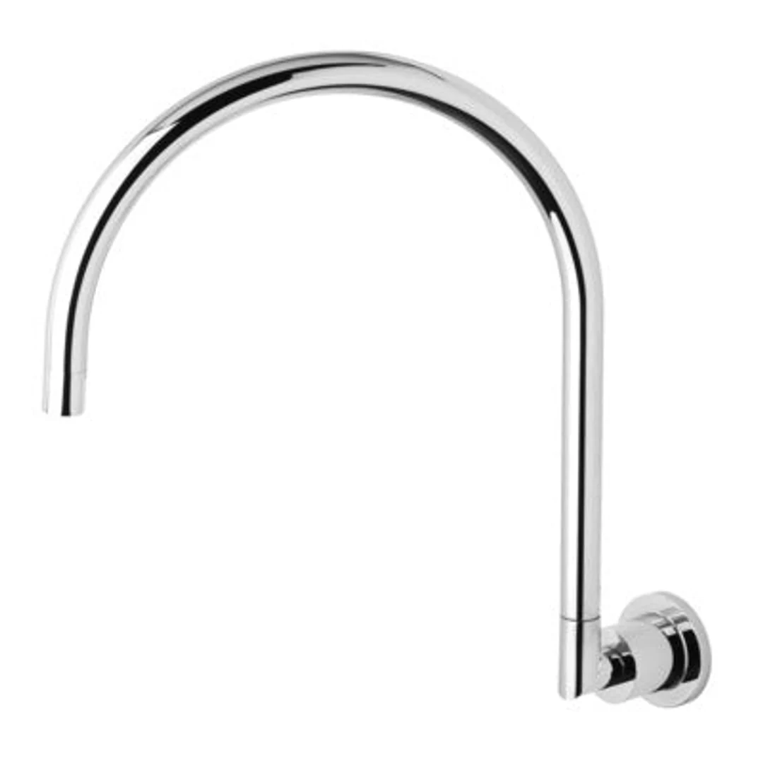 Phoenix Vivid Pin Lever Wall Sink Outlet Gooseneck - Chrome - Image 2