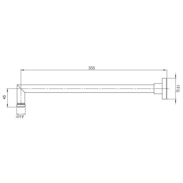 Phoenix Vivid Shower Arm Only - Image 6