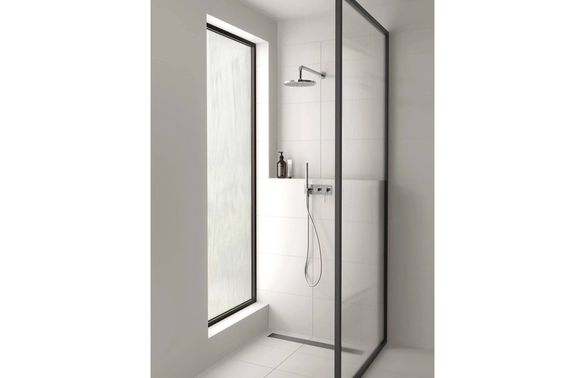 Phoenix Vivid Shower Rose 230Mm Round - Chrome - Chrome - Image 6