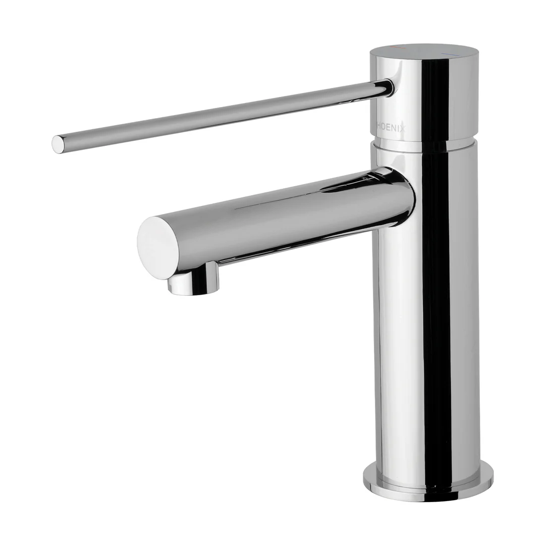 Phoenix Vivid Slimline Basin Mixer With Extended Lever  - Chrome - Image 2