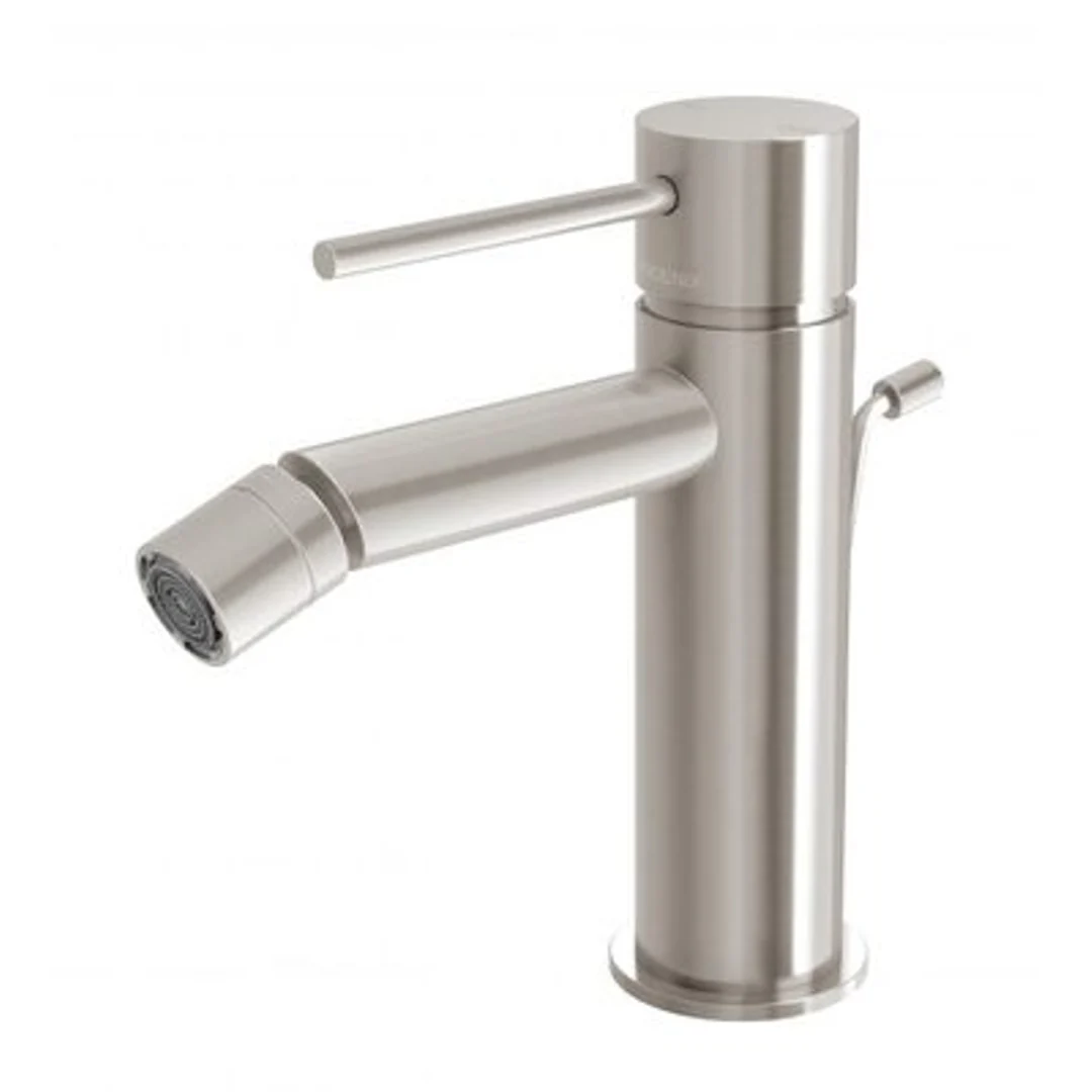 Phoenix Vivid Slimline Bidet Mixer With Pop-Up Waste Brushed Nickel Vs716-40 - Image 2