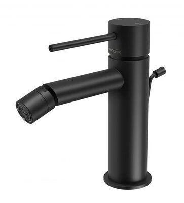 Phoenix Vivid Slimline Bidet Mixer with Pop up Waste | Matte Black | - Image 5