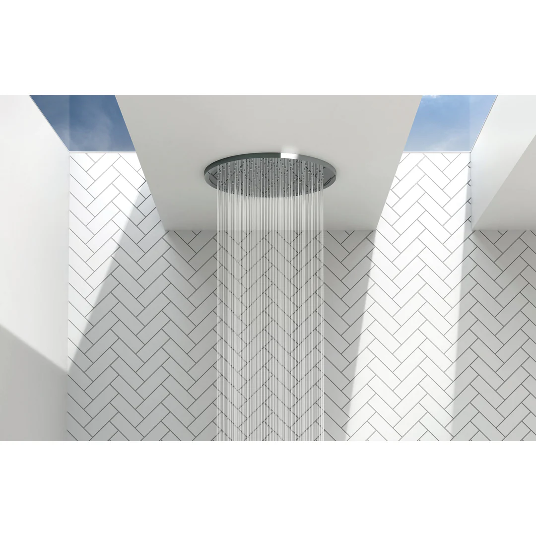 Phoenix Vivid Slimline Flush Mount Ceiling Shower 300mm Round - Image 5