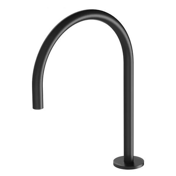 Phoenix Vivid Slimline Hob Sink Outlet 220mm Gooseneck - Matte Black - Image 6