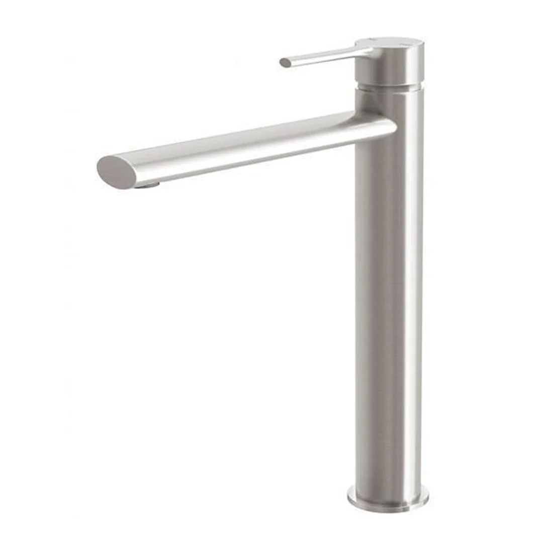 Phoenix Vivid Slimline Oval Vessel Mixer - Brushed Nickel - Image 2
