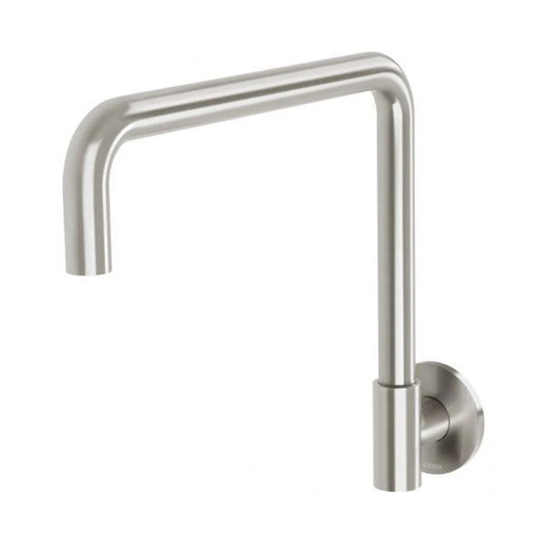 Phoenix Vivid Slimline Plus Wall Sink Outlet Brushed Nickel - Image 2
