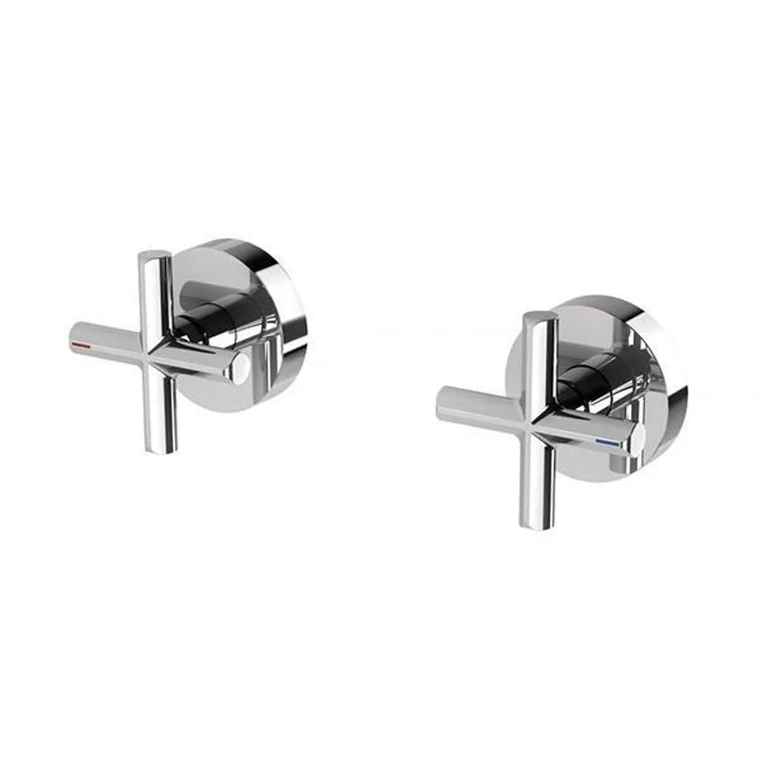 Phoenix Vivid Slimline Plus Wall Top Assemblies - Chrome - Image 2