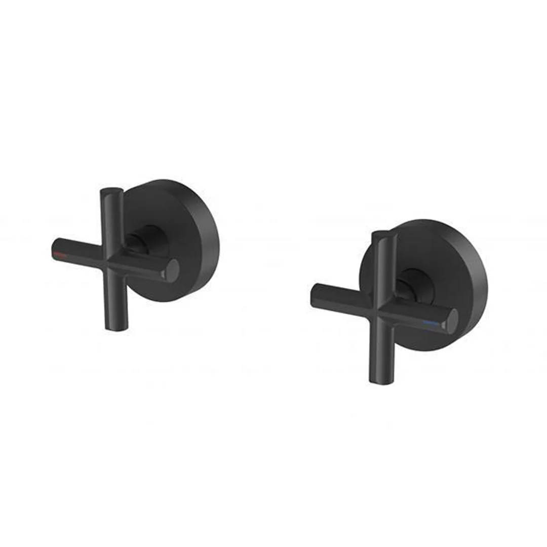 Phoenix Vivid Slimline Plus Wall Top Assemblies - Matte Black - Image 2