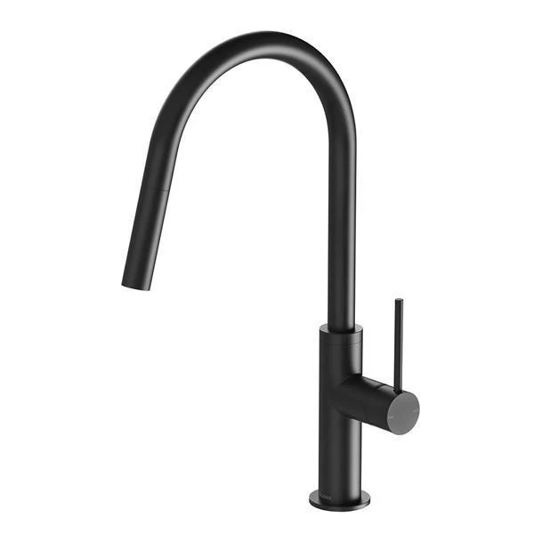 Phoenix Vivid Slimline Pull Out Sink Mixer - Matte Black - Image 6