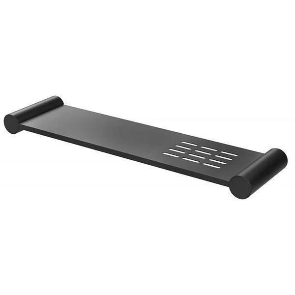 Phoenix Vivid Slimline Shower Shelf 370mm - Matte Black - Image 3