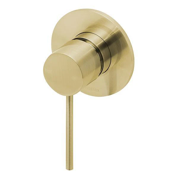 Phoenix Vivid Slimline Shower Mixer - Brushed Gold - Image 5