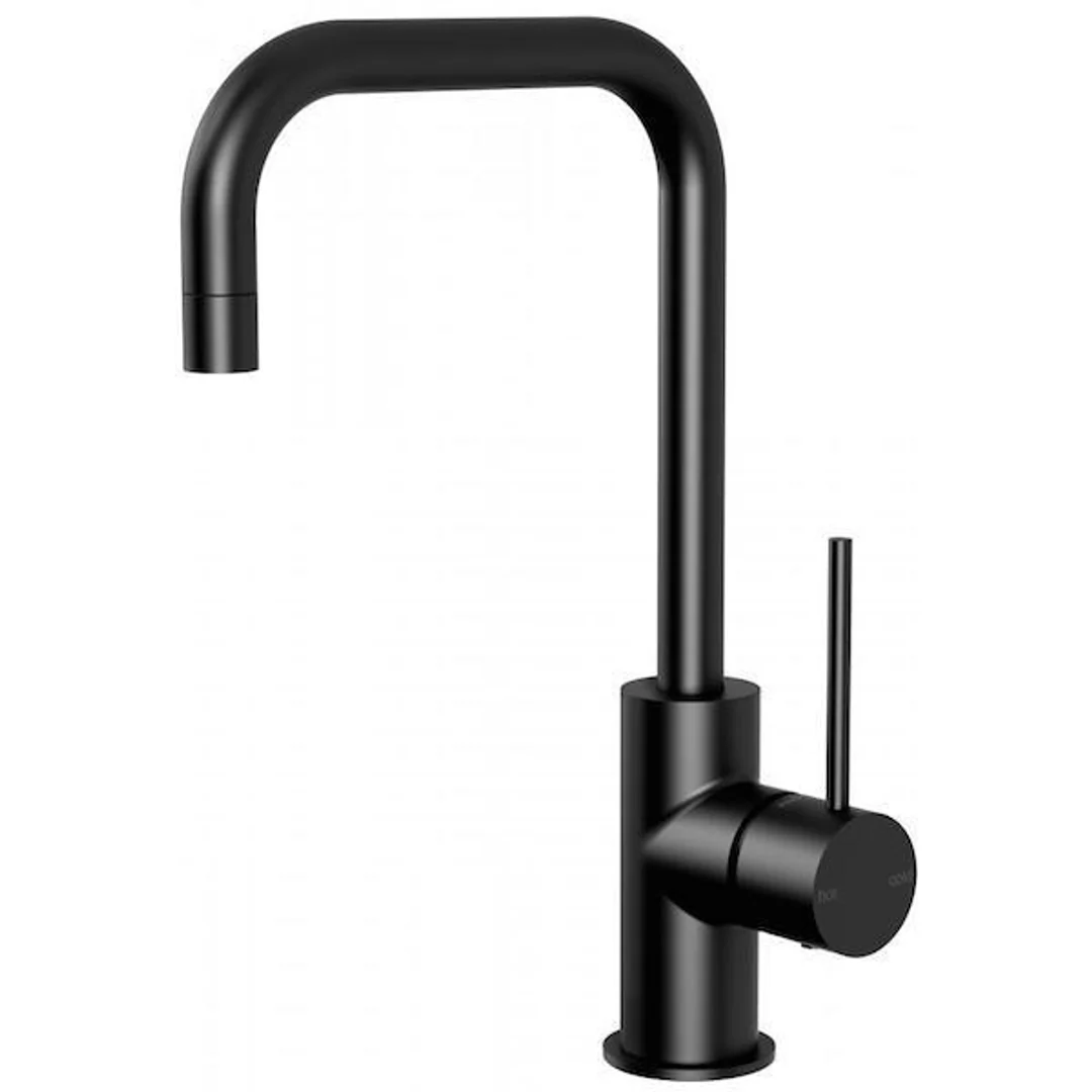 Phoenix Vivid Slimline Side Lever Sink Mixer 160mm Squareline-Matte Black - Image 2