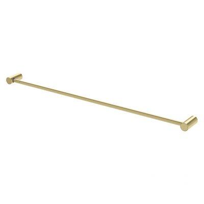 Phoenix Vivid Slimline Single Towel Rail 800mm - Brushed Gold - Image 2