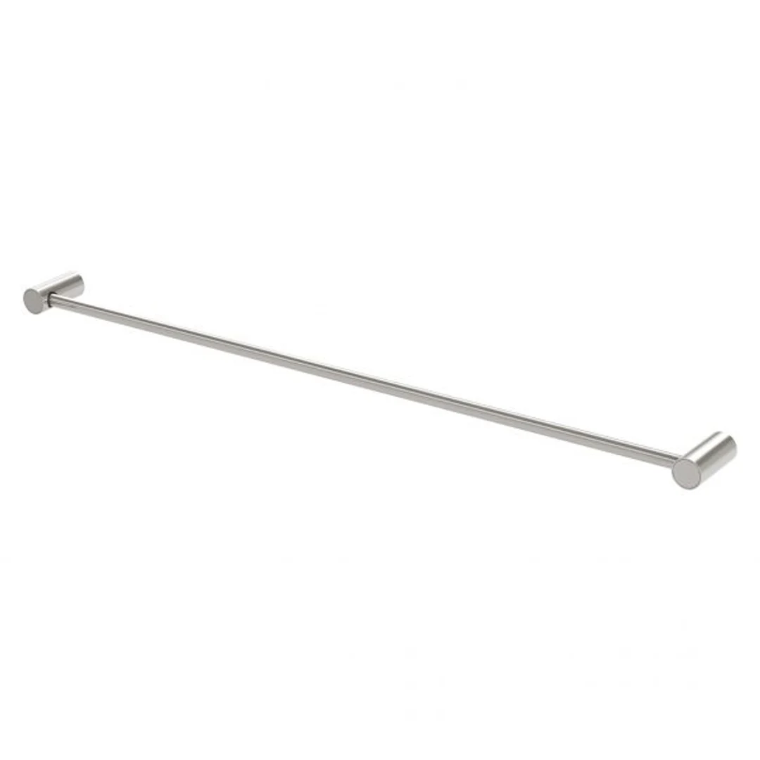 Phoenix Vivid Slimline Single Towel Rail 800mm - Brushed Nickel