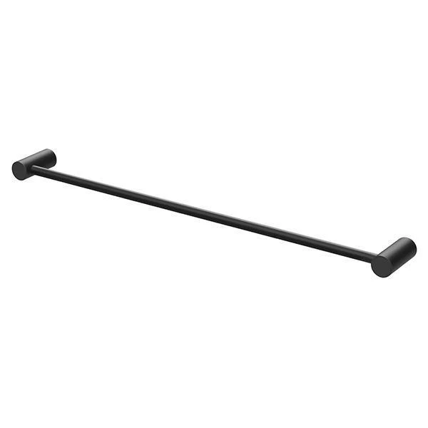 Phoenix Vivid Slimline Single Towel Rail 600mm - Matte Black - Image 2