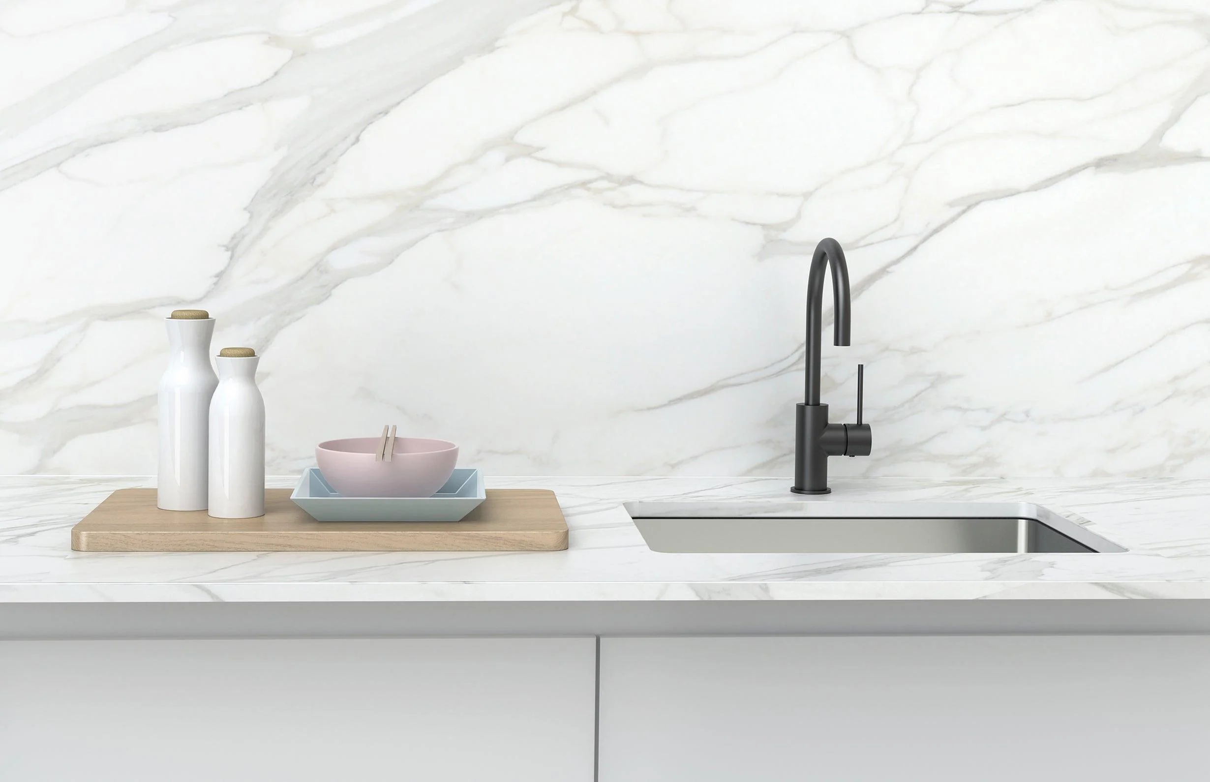 Phoenix Vivid Slimline Sink Mixer 160mm G/Neck Matt Black Vs735Mb - Image 9