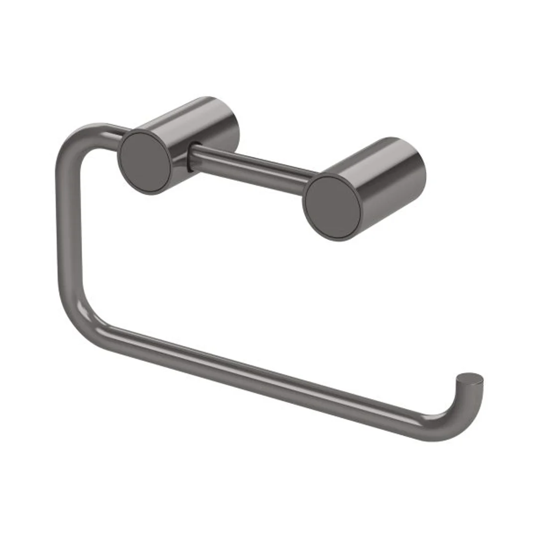 Phoenix Vivid Slimline Toilet Roll Holder - Brushed Carbon - Image 2