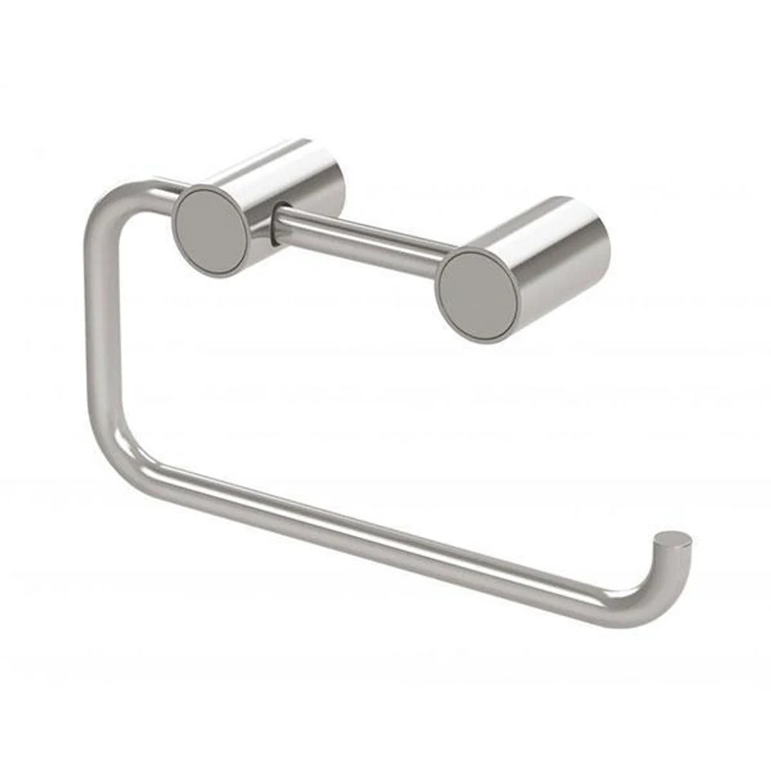 Phoenix Vivid Slimline Toilet Roll Holder - Brushed Nickel - Image 2
