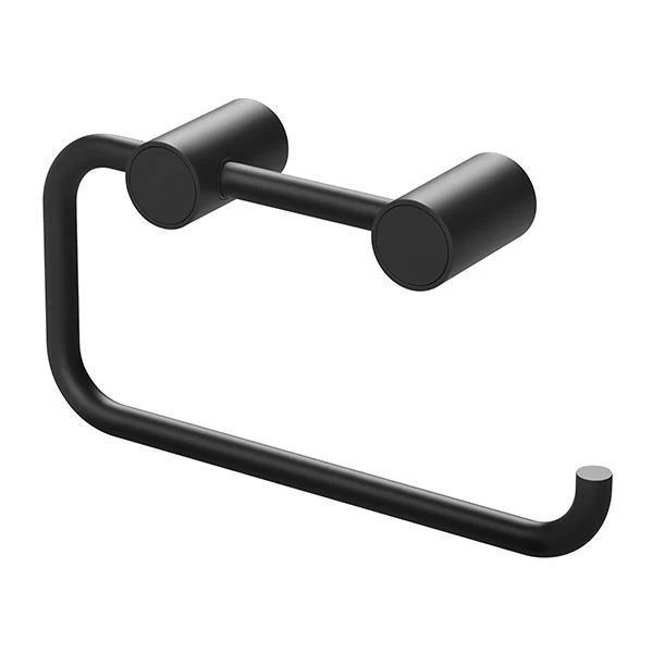 Phoenix Vivid Slimline Toilet Roll Holder - Matte Black - Image 5